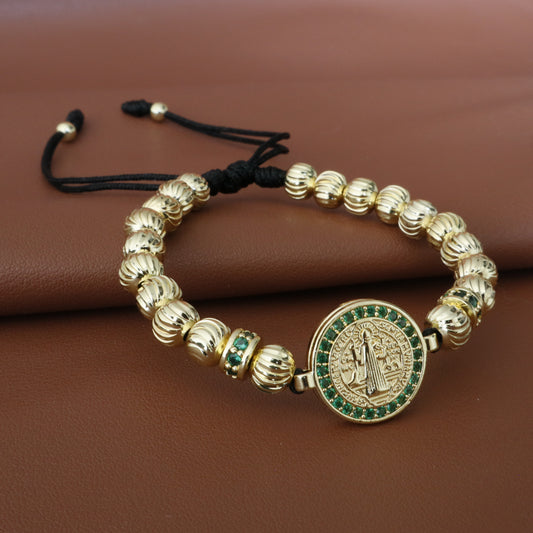 Pulsera San Benito Italiana 6mm