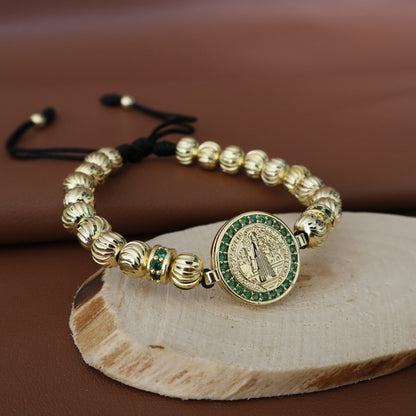 Pulsera San Benito Italiana 6mm