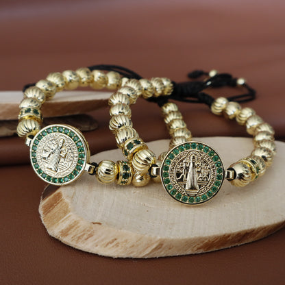 Pulsera San Benito Italiana 6mm